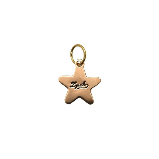 "Lynch Silversmith"Pink Gold Little Star